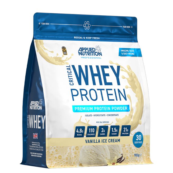 Critical Whey, Vanilla Ice Cream - 900 grams