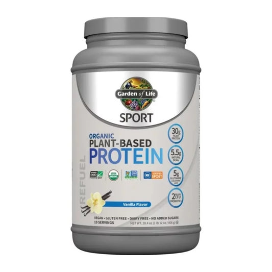 Sport Organic Plant-Based Protein, Vanilla - 806 grams